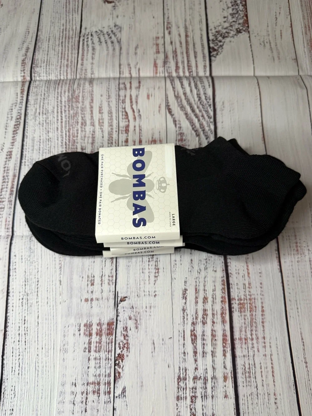 Bombas Black No-Show Men's Socks - 4 Pack